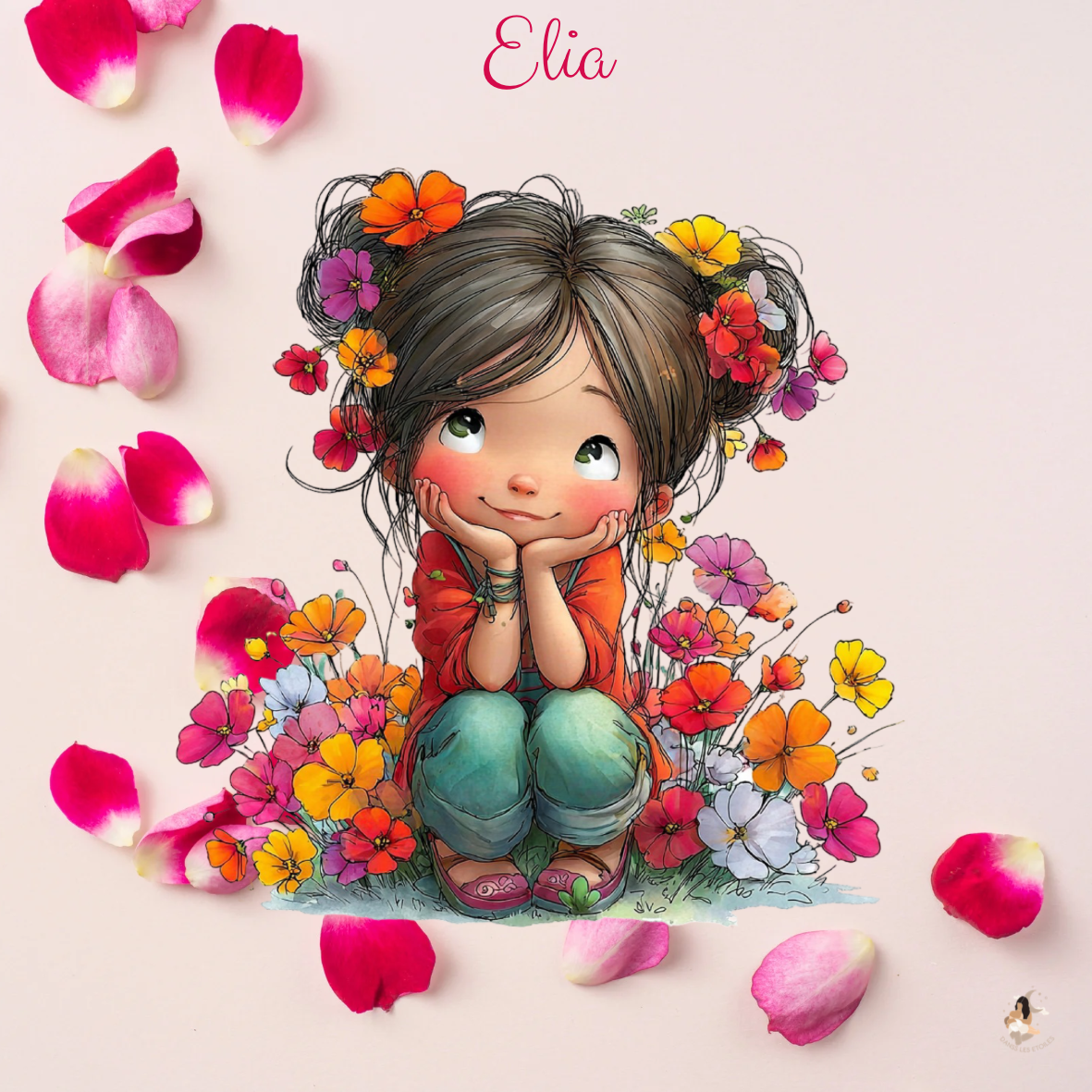 🌸 Les Petites Jardinières Étoilées – Sticker Toniebox 2 Personnalisé