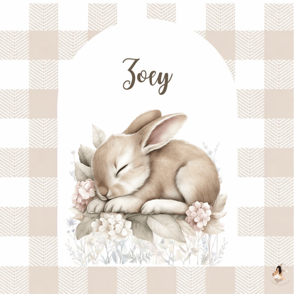 🐰 Sticker Toniebox – Lapin Vichy