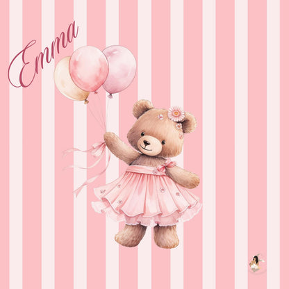 🧸 Stikers personnalisé Collection Rose Ours