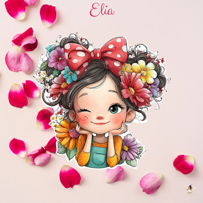 🌸 Les Petites Jardinières Étoilées – Sticker Toniebox 2 Personnalisé
