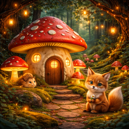 🍄 Sticker Toniebox 2 – Forêt Enchantée