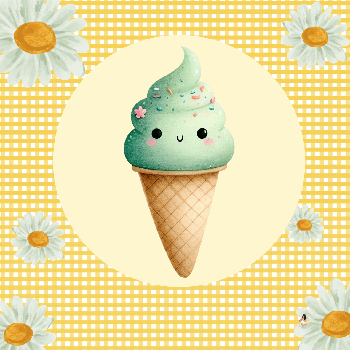 Sticker Toniebox personnalisé Glace gourmande