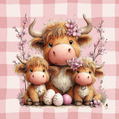Sticker Toniebox personnalisé vache à la ferme