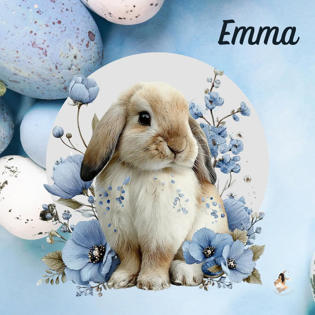 Stickers Toniebox – Collection Bleu Poétique lapin 🌙