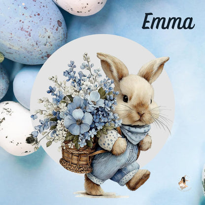 Stickers Toniebox – Collection Bleu Poétique lapin 🌙