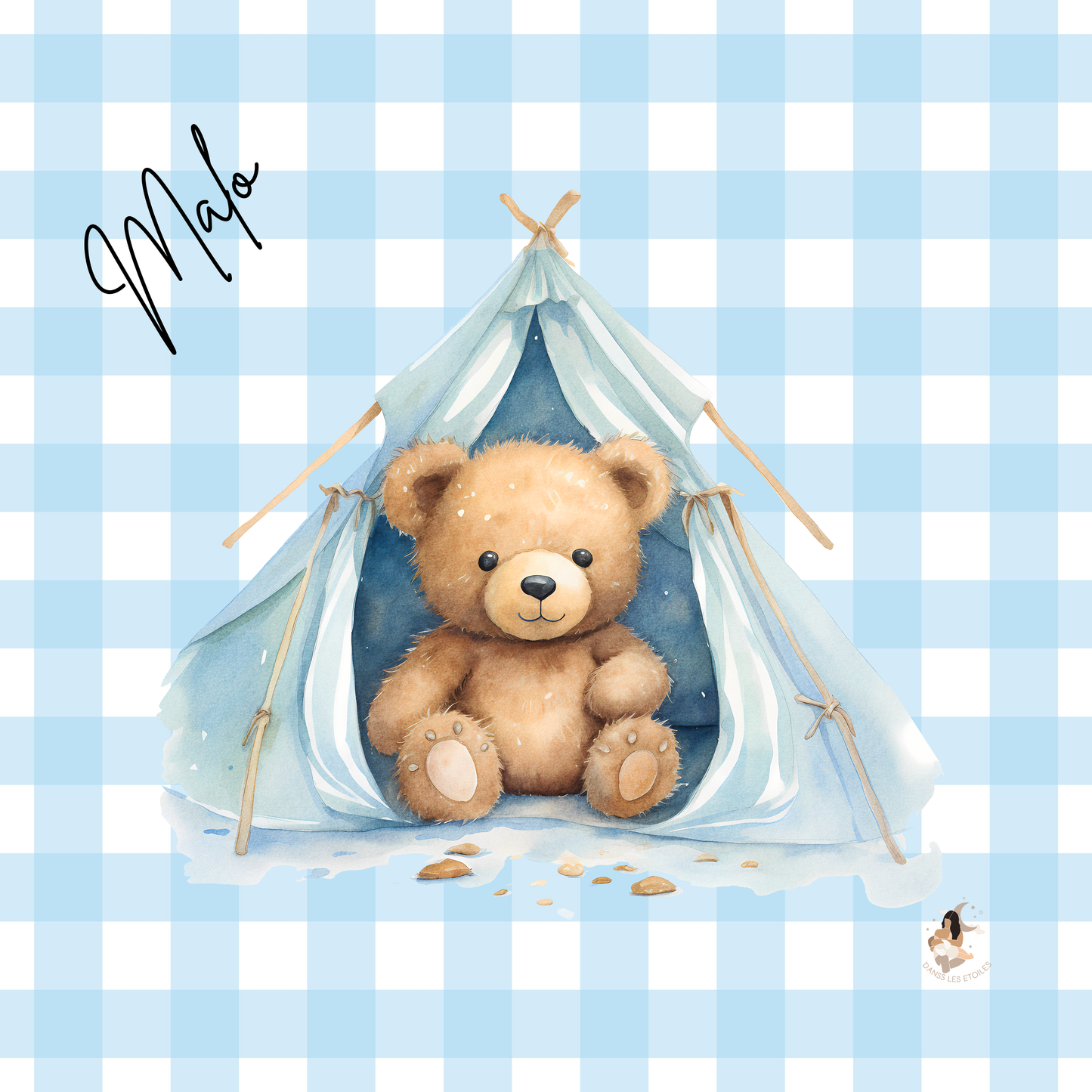 ✨ Stickers Tonies – Univers Oursons & Ciel Bleu ✨