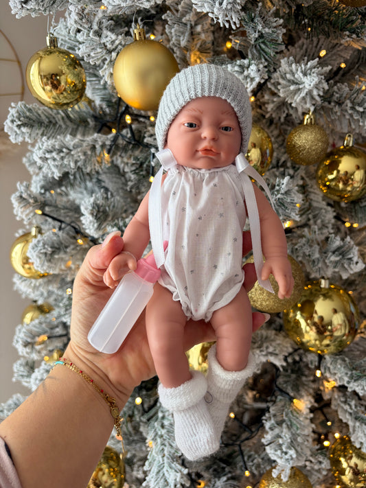 ✨ Bébé Magic Baby 28 cm – Avec son biberon & certificat de naissance Garçon