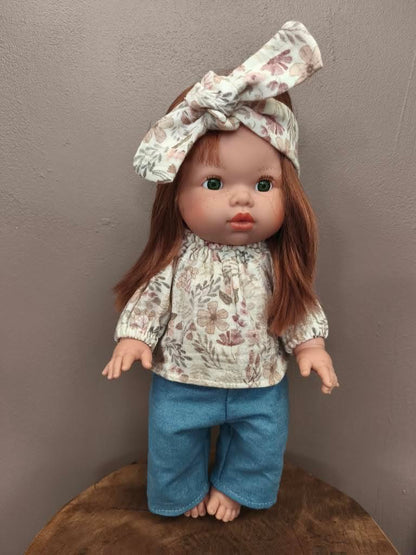 Ensemble Fille 3 Pièces – Création Artisanale