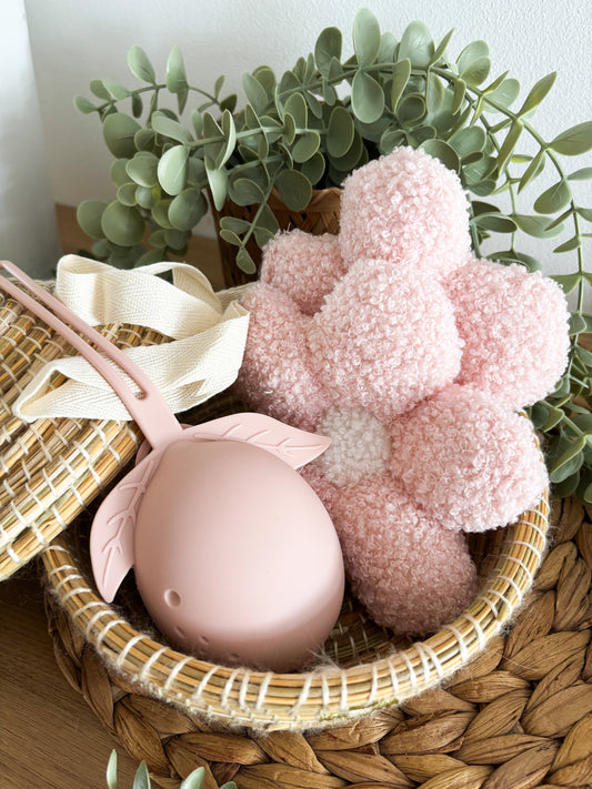 Attache-sucette fleur – Plusieurs coloris