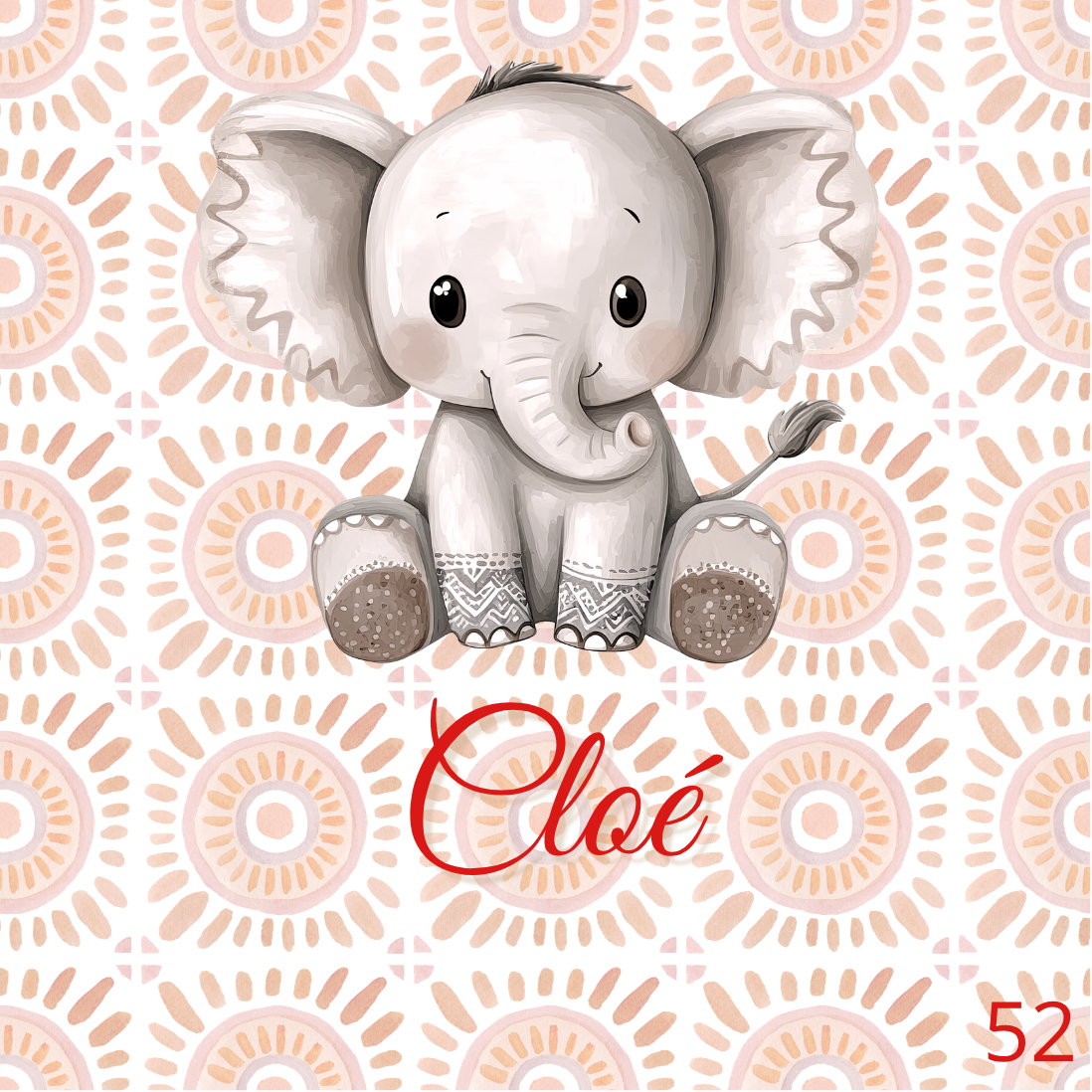 Sticker Toniebox personnalisé Les éléphants
