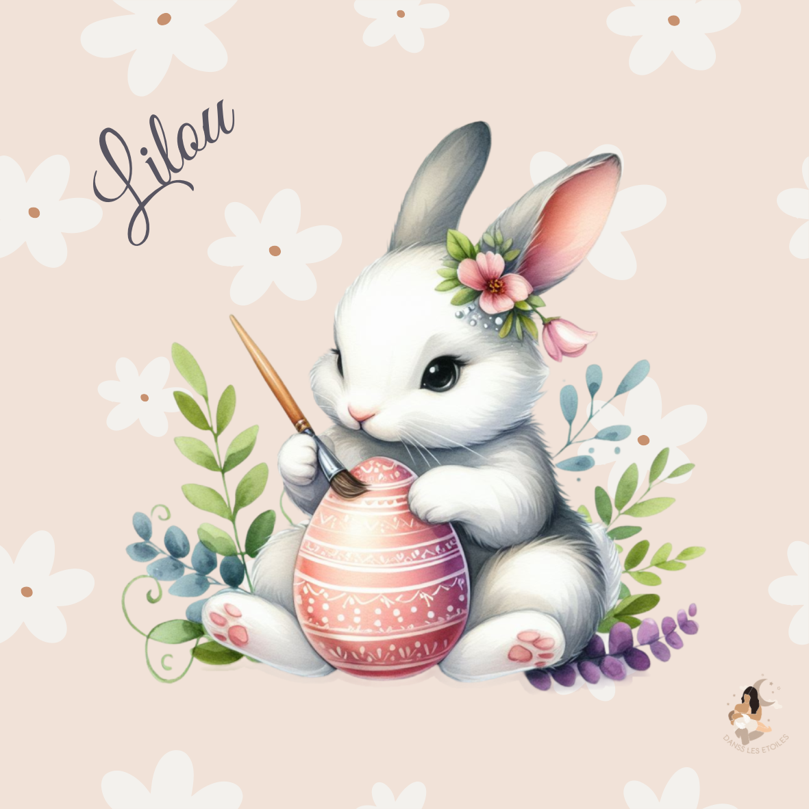🌸 Stickers Œufs de Pâques – Collection Printemps Enchanté 🐰✨