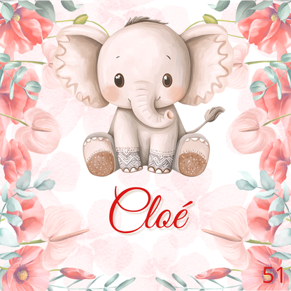 Sticker Toniebox personnalisé Les éléphants