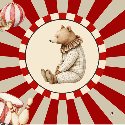 Sticker Toniebox personnalisé circus