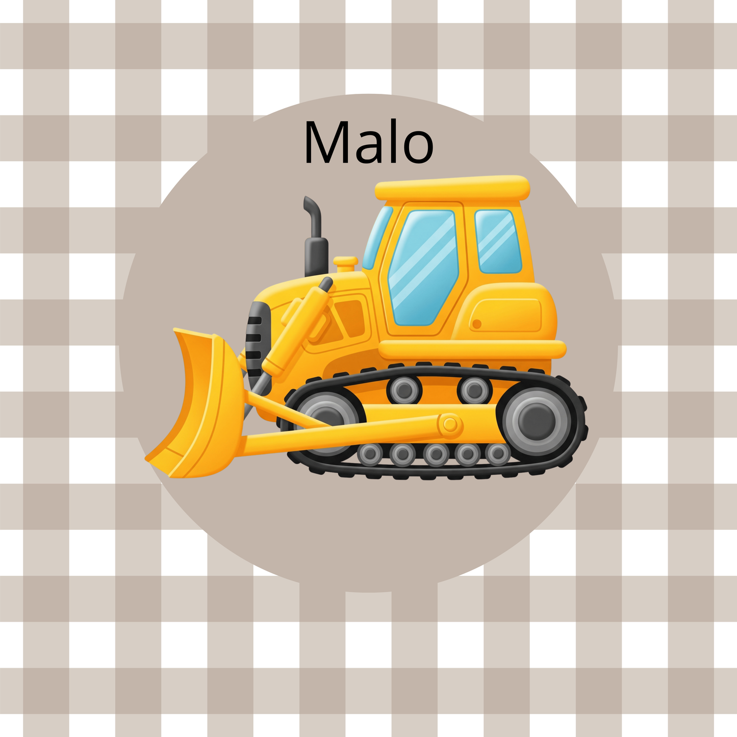 Sticker personnalisé pour Toniebox – Camion de chantier