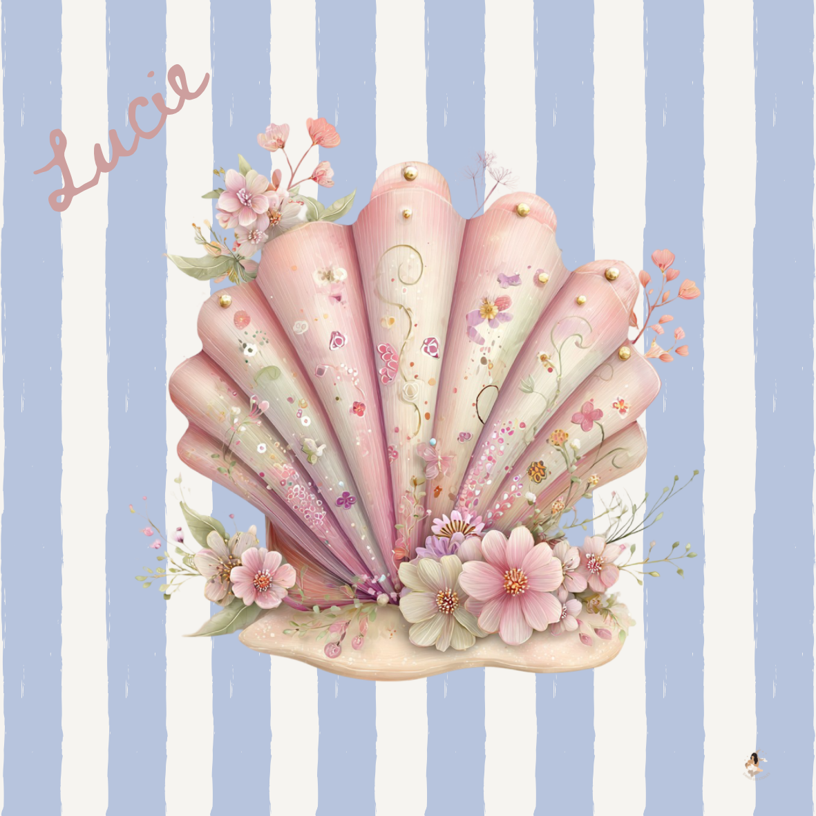 Sticker Toniebox personnalisé coquillages et crustacés
