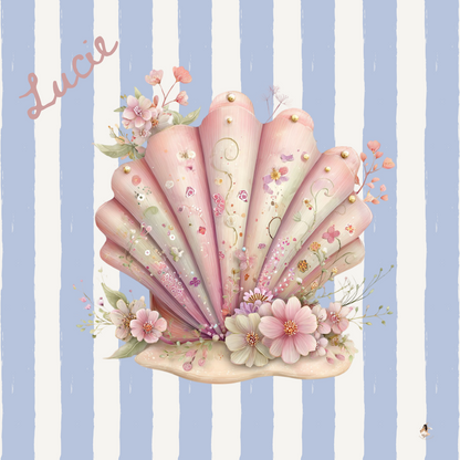 Sticker Toniebox personnalisé coquillages et crustacés