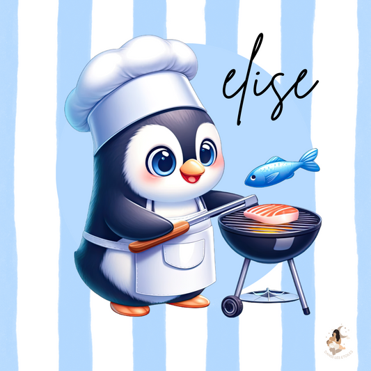 🐧 Stickers personnalisés – Spécial Toniebox pingouin