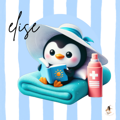 🐧 Stickers personnalisés – Spécial Toniebox pingouin