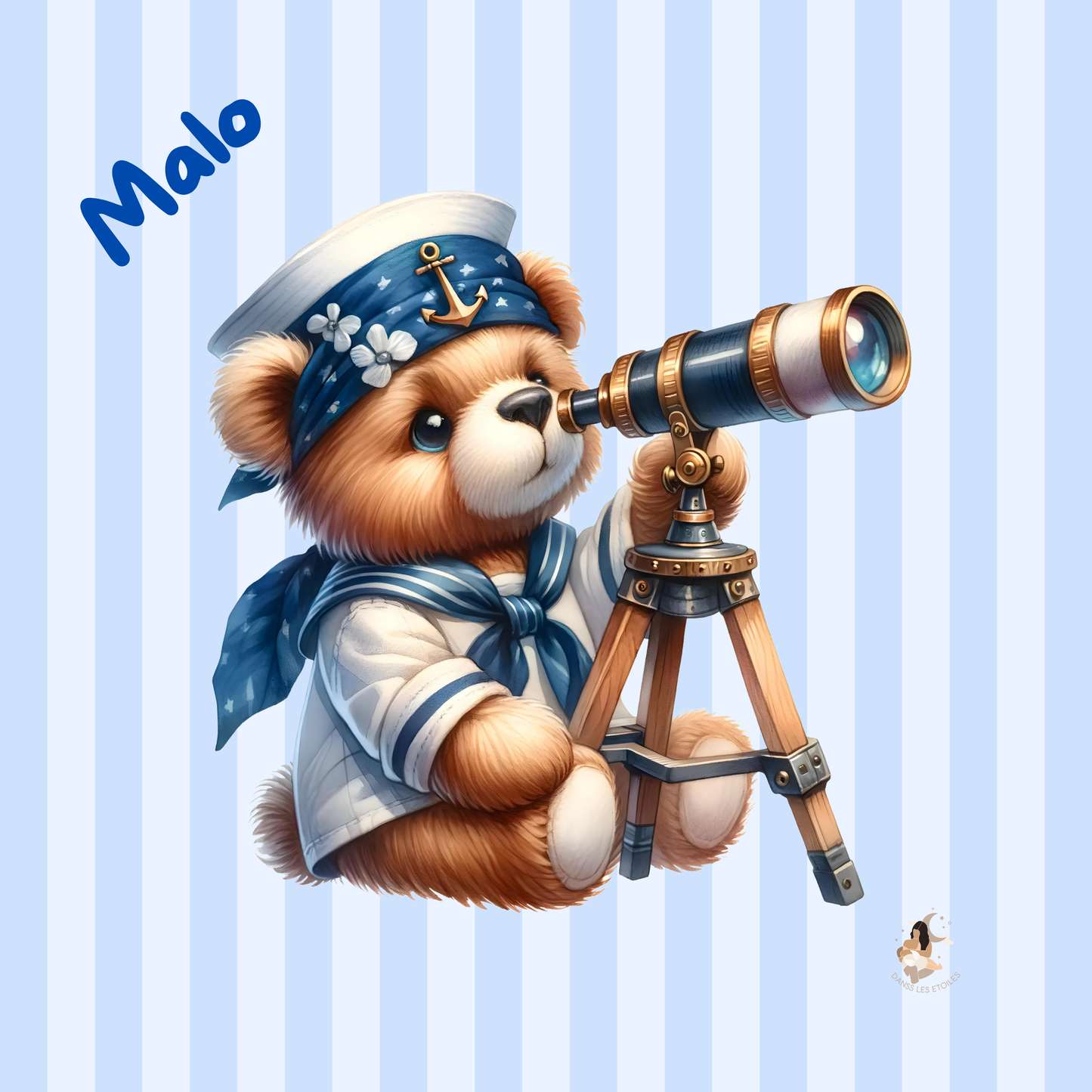 ✨ Stickers Tonies – Univers Oursons & Ciel Bleu ✨