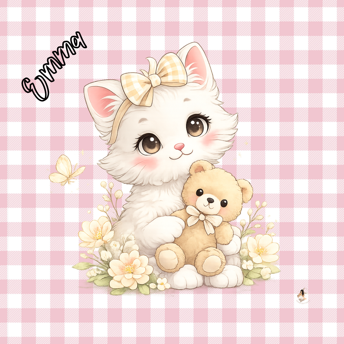 🌸 Sticker personnalisé pour Toniebox Petit chat
