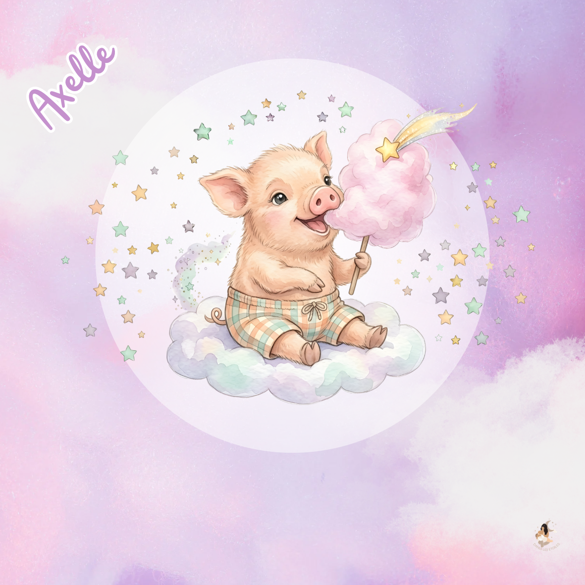 Sticker Toniebox personnalisé Doux rêve