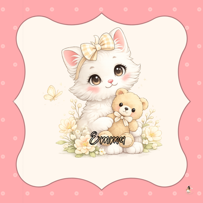 🌸 Sticker personnalisé pour Toniebox Petit chat