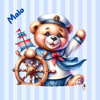 ✨ Stickers Tonies – Univers Oursons & Ciel Bleu ✨