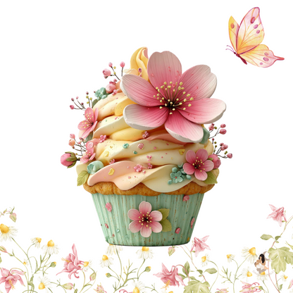 Sticker Toniebox personnalisé cupcake