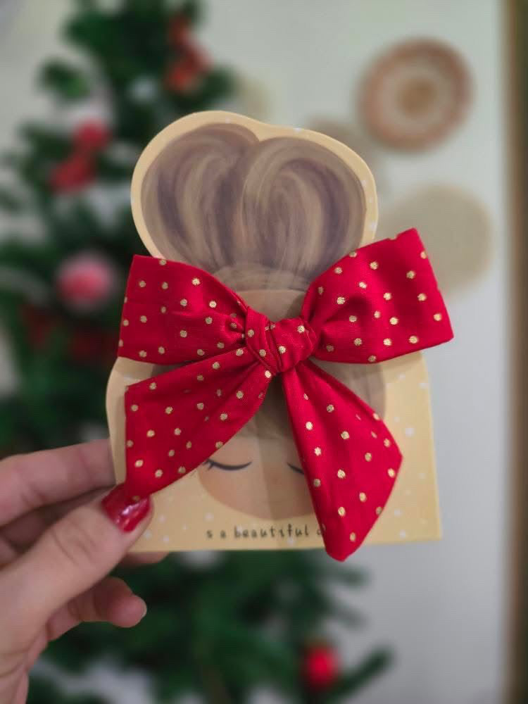 🎀 Nœud de Noël – Édition Artisanale