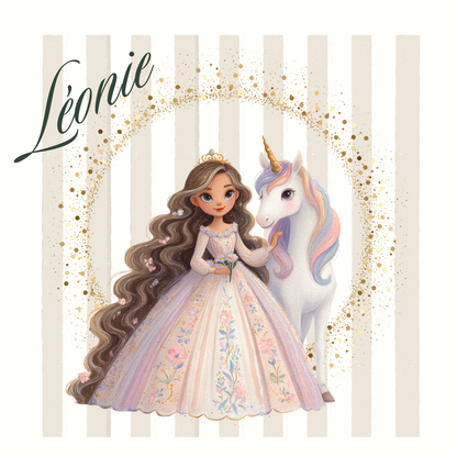 ✨ Stikers Collection Princesse Licorne Dorée ✨