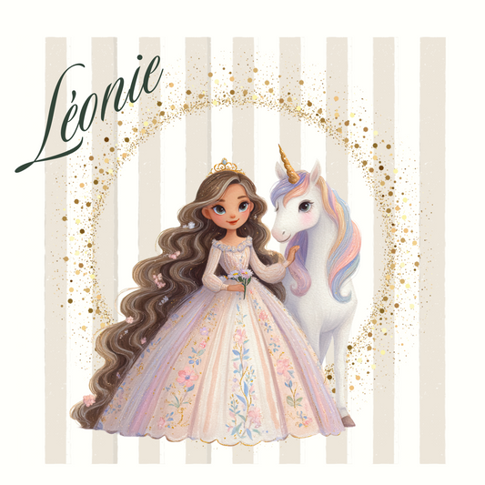 ✨ Stikers Collection Princesse Licorne Dorée ✨