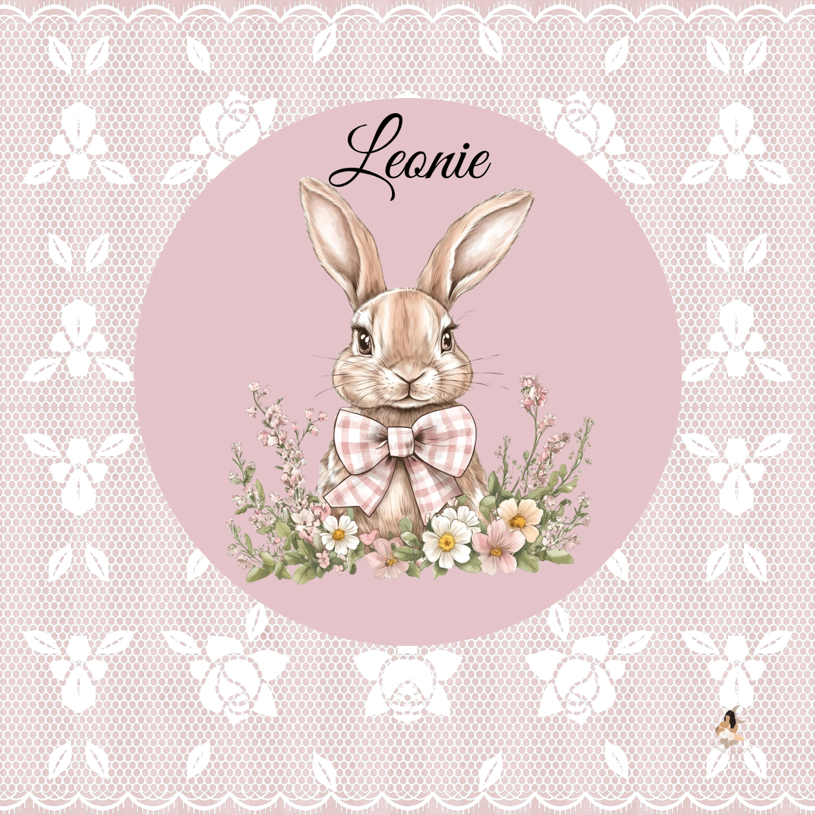 Sticker personnalisé Toniebox 2 – Collection Léonie 🐰🌸
