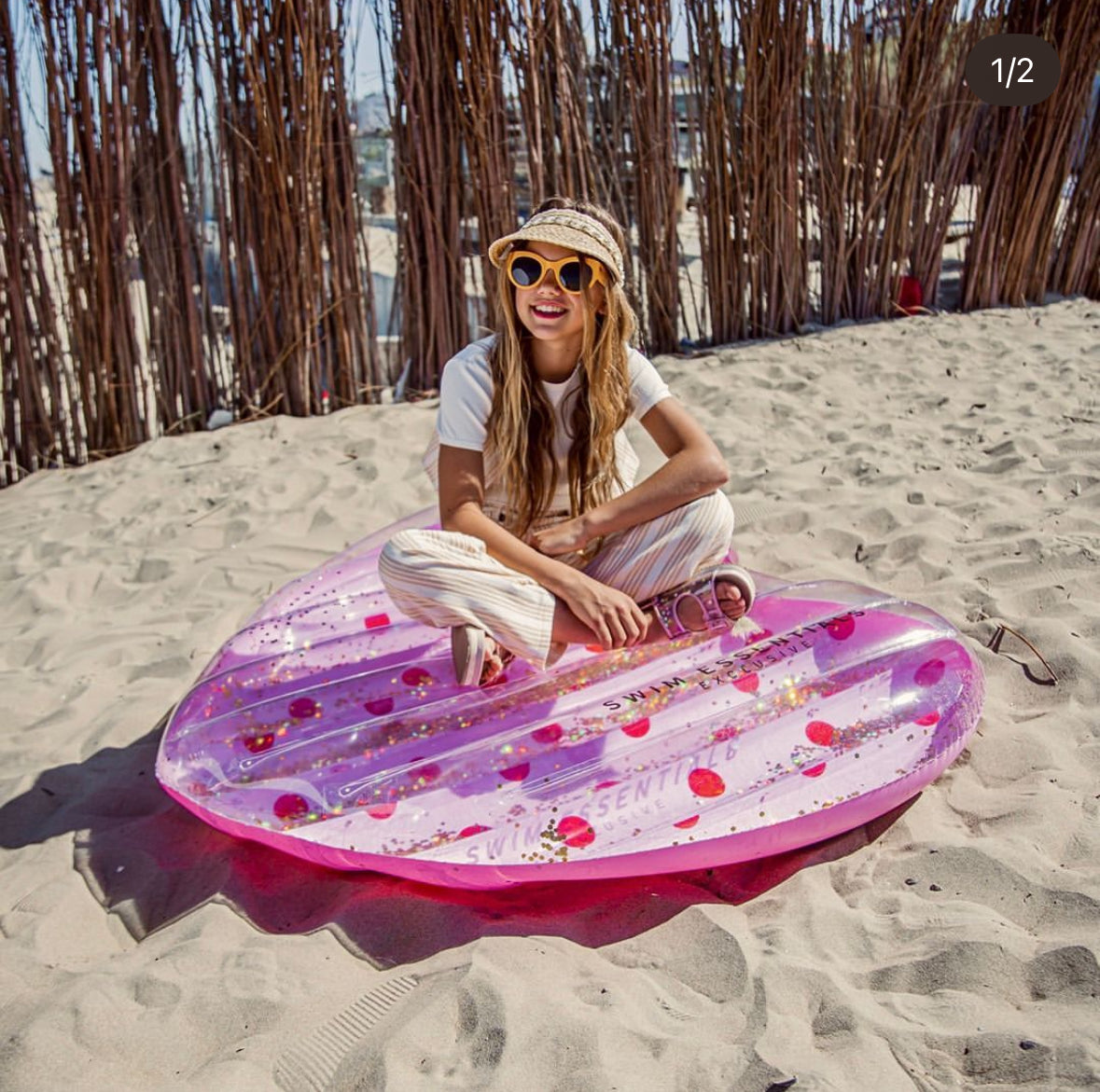 Essentiels de natation | Mini coeurs | Cœur d'air rose