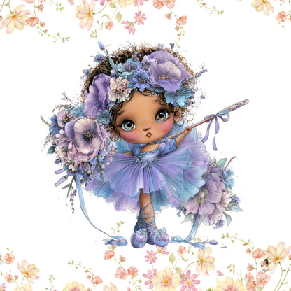 Sticker Toniebox personnalisé Girls fleuris