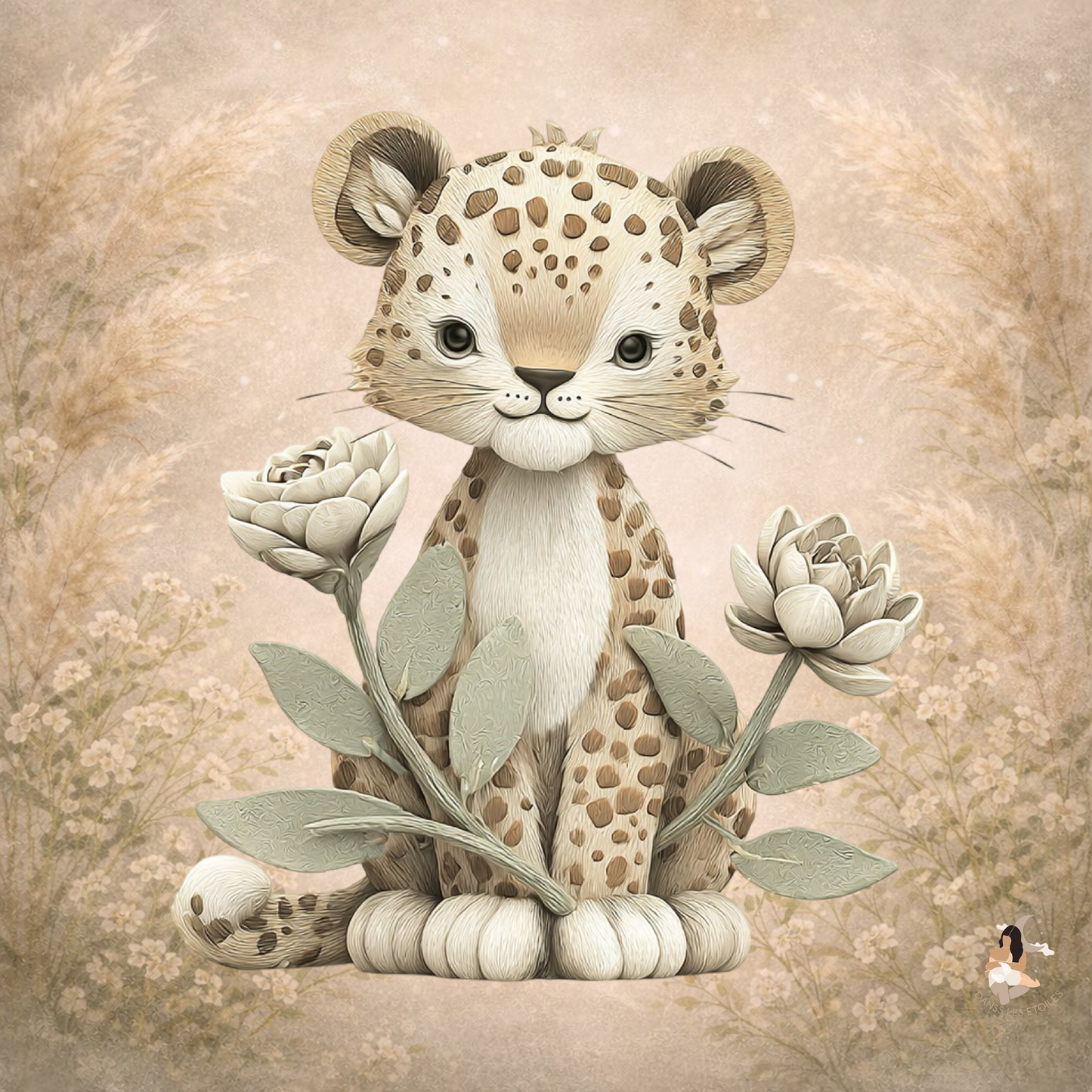 Stickers personnalisé TonieBox – Collection Câlins Sauvages 🐒🦁🦒