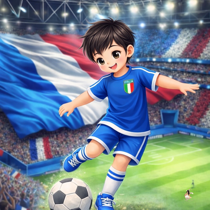 ⚽ Stickers Foot Personnalisés – Prénom & Numéro
