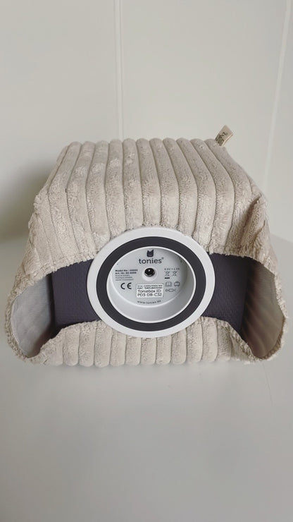 Housse Toniesbox - Grosses côtes crème