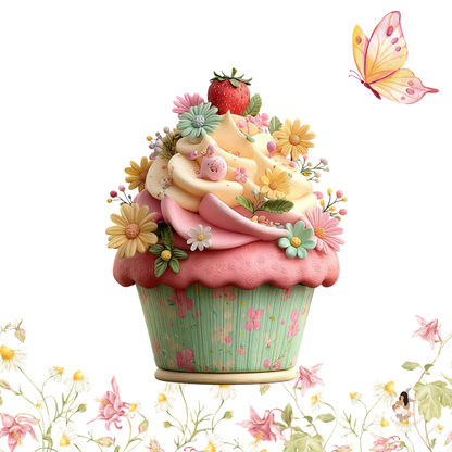 Sticker Toniebox personnalisé cupcake