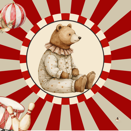 Sticker Toniebox personnalisé circus