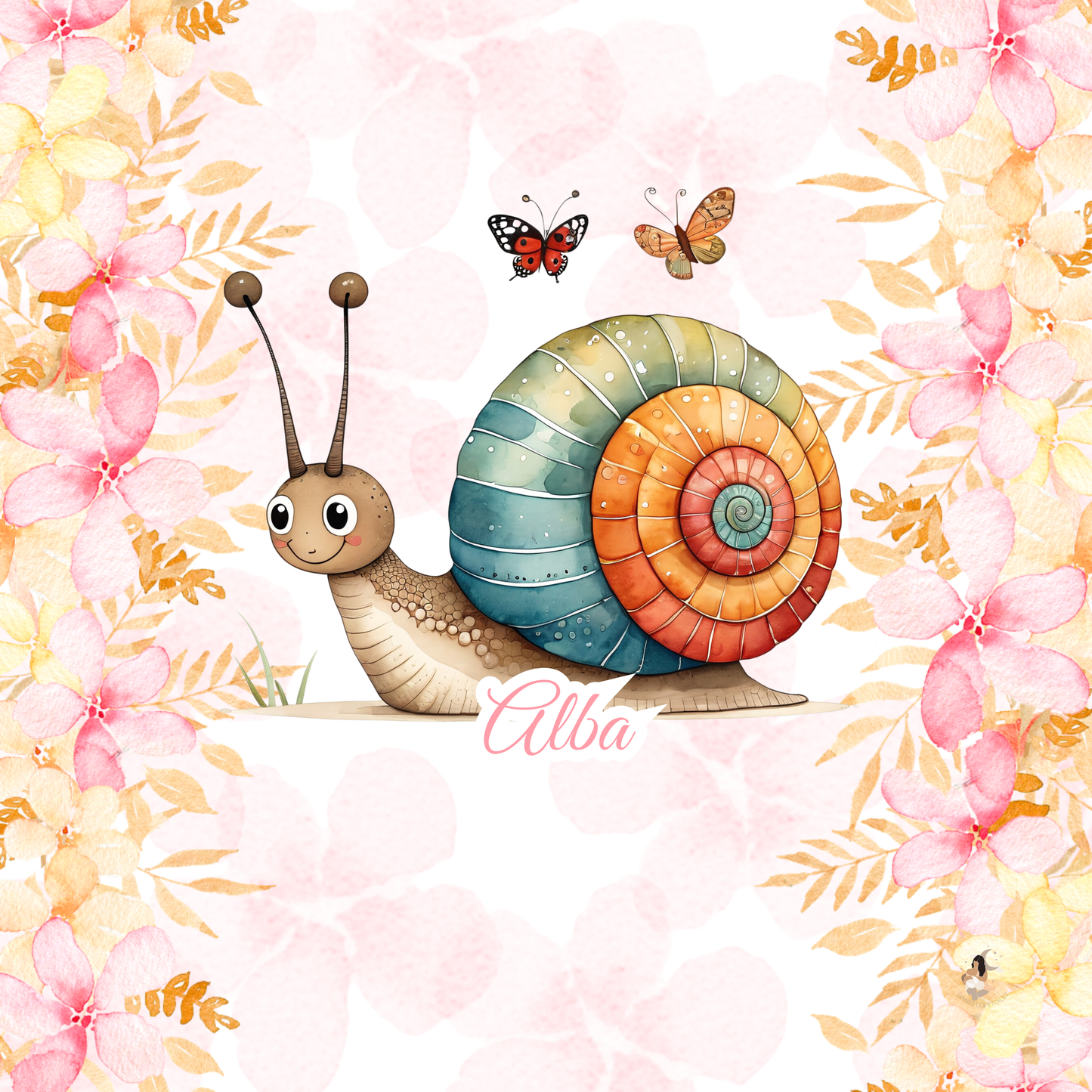 Sticker Toniebox personnalisé escargots