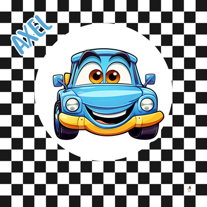 🚗 Stickers Toniebox – Collection Petites Voitures Rigolotes