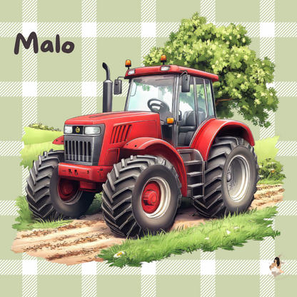 Stickers Tracteurs personnalisés
