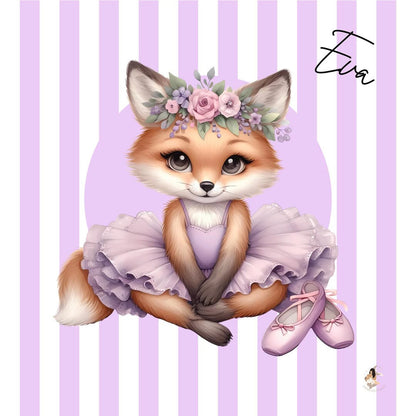 🩰 Sticker Toniesbox – Collection Ballerine Renard
