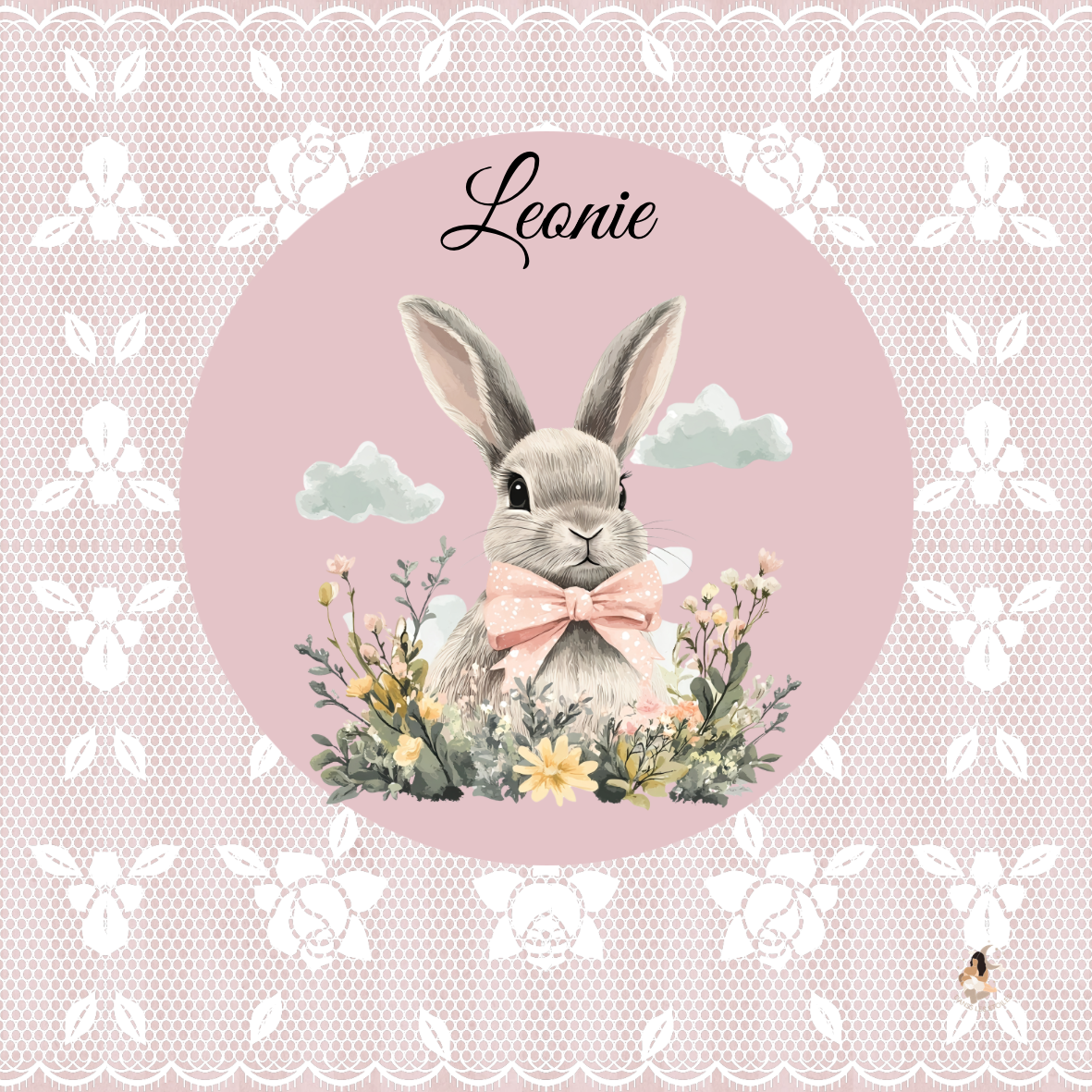 Sticker personnalisé Toniebox 2 – Collection Léonie 🐰🌸
