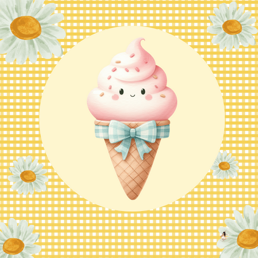 Sticker Toniebox personnalisé Glace gourmande