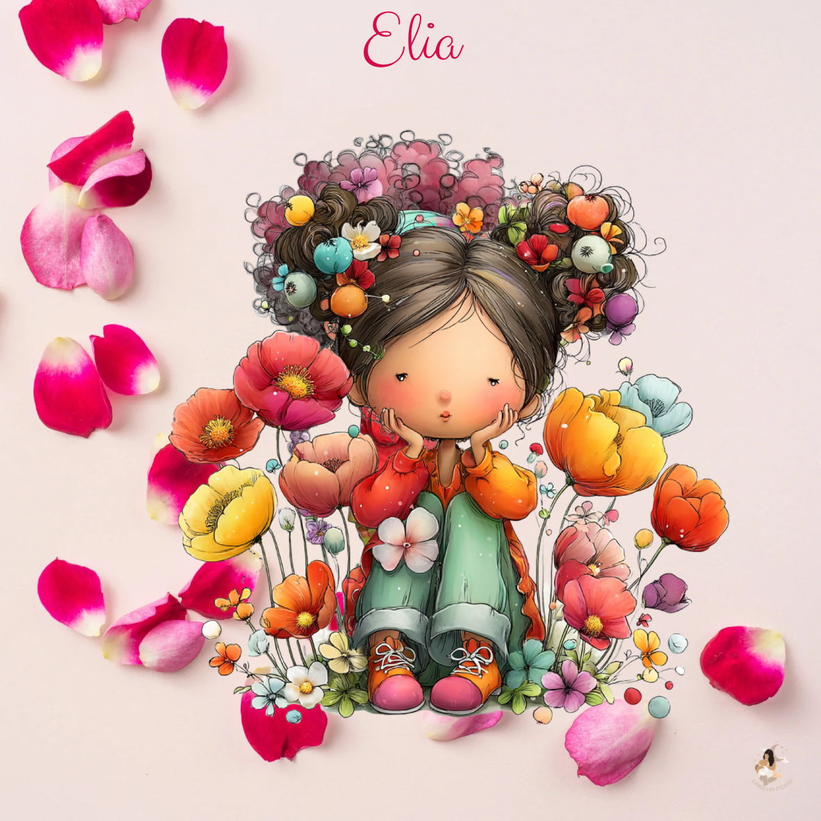 🌸 Les Petites Jardinières Étoilées – Sticker Toniebox 2 Personnalisé