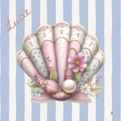 Sticker Toniebox personnalisé coquillages et crustacés
