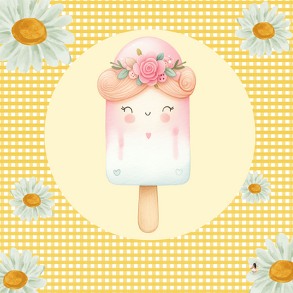 Sticker Toniebox personnalisé Glace gourmande