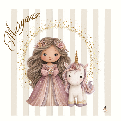 ✨ Stikers Collection Princesse Licorne Dorée ✨