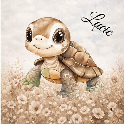 Sticker Toniebox personnalisé tortue